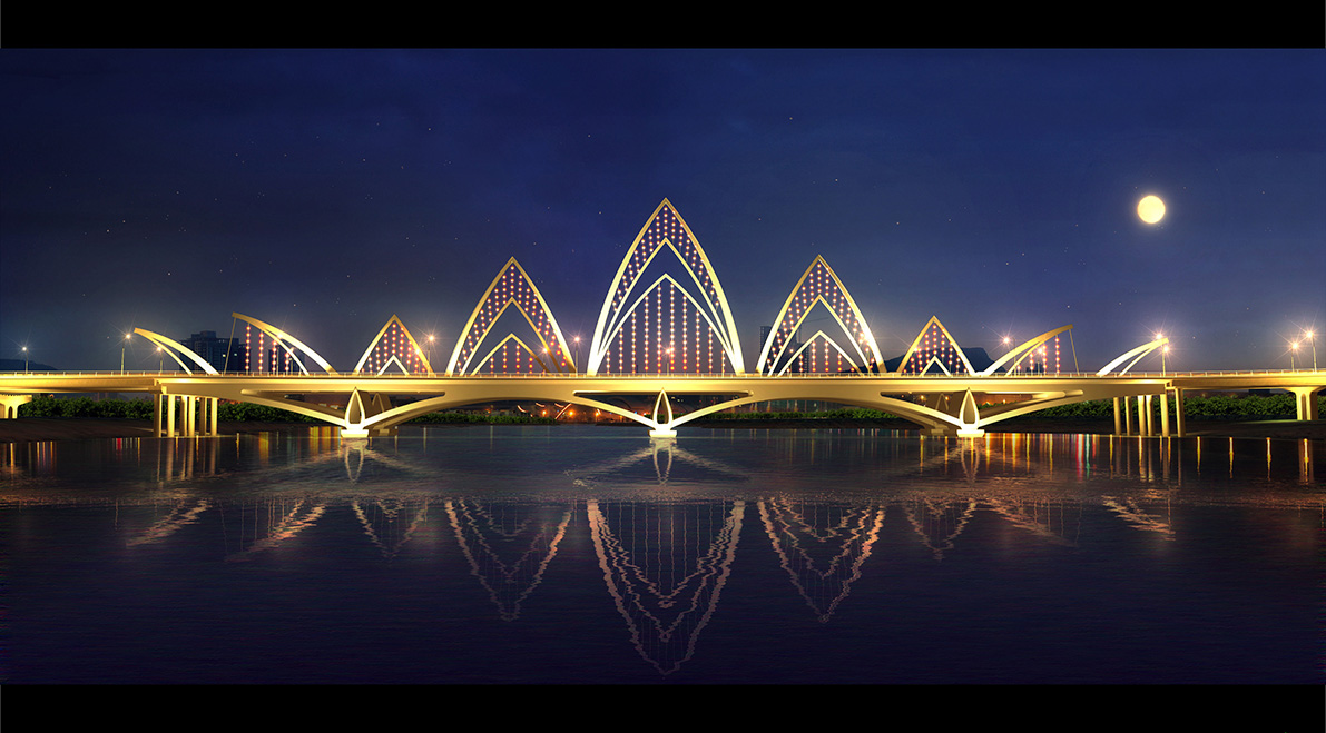 九龍(long)江(jiang)北港主橋(qiao)
