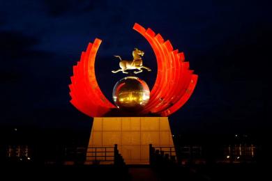中國原(yuan)子(zi)城景(jing)觀亮(liang)化(hua)工(gong)程
